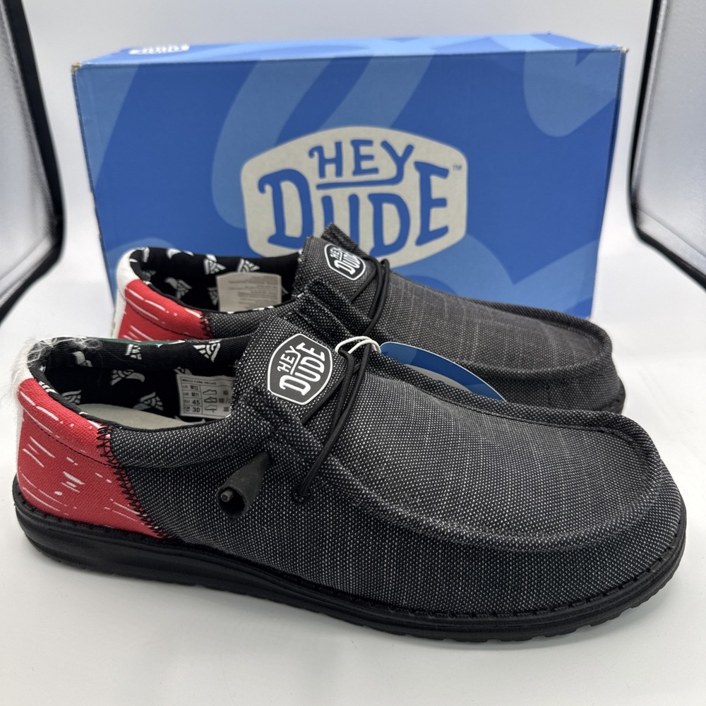 Hey Dude Wally Funk Hecho Mens 12 Shoes Mexico Flag Slip On Comfort Sneakers NEW